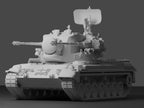 Flakpanzer Gepard Unpainted Miniature – Dark Grey Resin SPAAG – 1/48 • 1/56 • 1/64 • 1/72 • 1/76 • 1/87 • 1/100 • 1/144